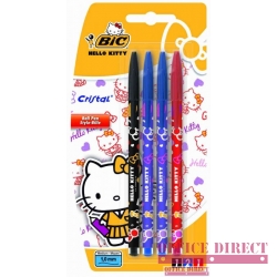 Długopis CRISTAL HELLO KITTY MIX BL4