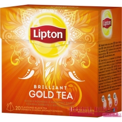 Herbata LIPTON PIRAMID GOLD TEA czarna 20t